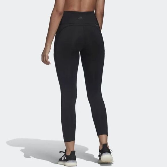 ADIDAS X UNIVERSAL STANDARD 3-STRIPES 7/8 TIGHTS BLACK - Picture 2 of 9